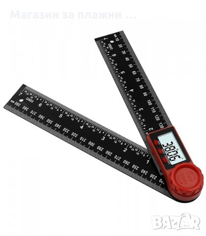 ДИГИТАЛЕН ЪГЛОМЕР С ГОЛЯМ ПОДРОБЕН LCD ЕКРАН - код 3104