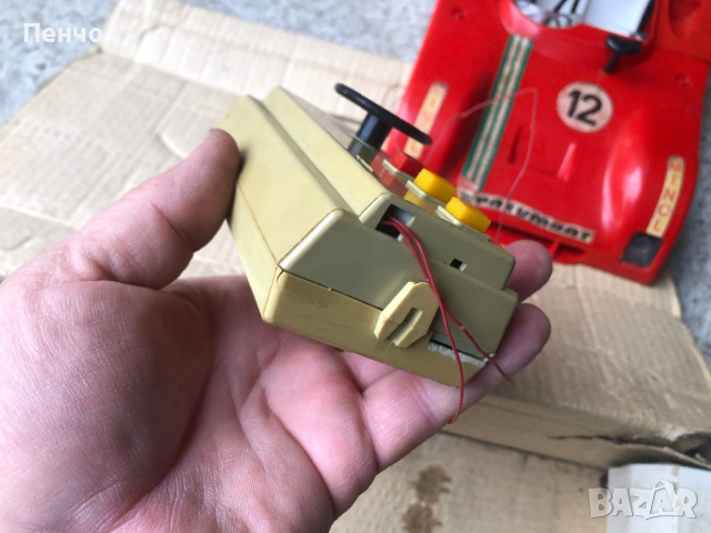 стара кола с дистанционно - FERRARI 312 PB - PIKO - DDR , снимка 4 - Антикварни и старинни предмети - 46382826