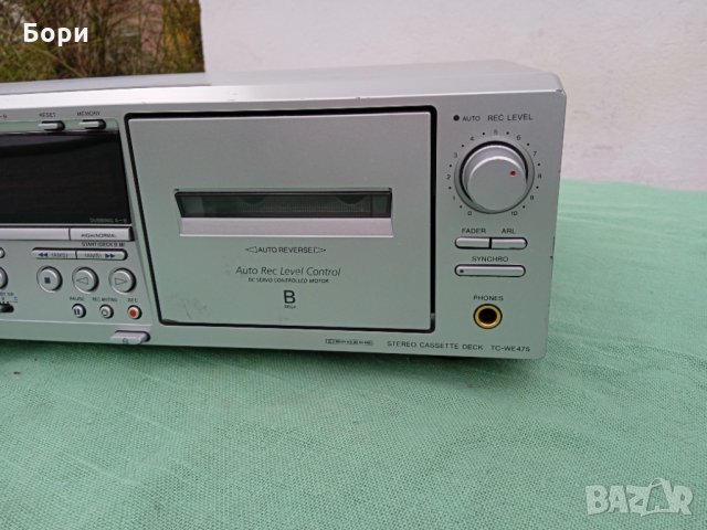 SONY TC-WE475  STEREO CASSETTE DECK  Дек, снимка 3 - Декове - 35118050