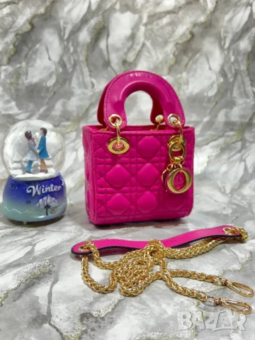 мини чанти christian dior 12х12см, снимка 14 - Чанти - 50776309