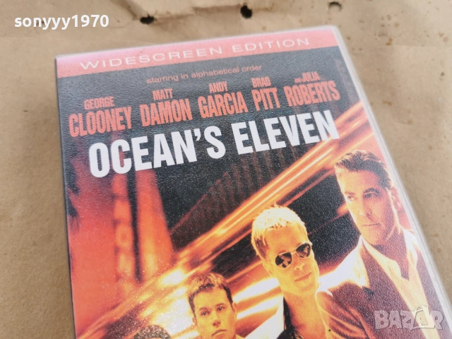 OCEANS ELEVEN-ORIGINAL VHS TAPE 0102261918, снимка 3 - Други жанрове - 53307055