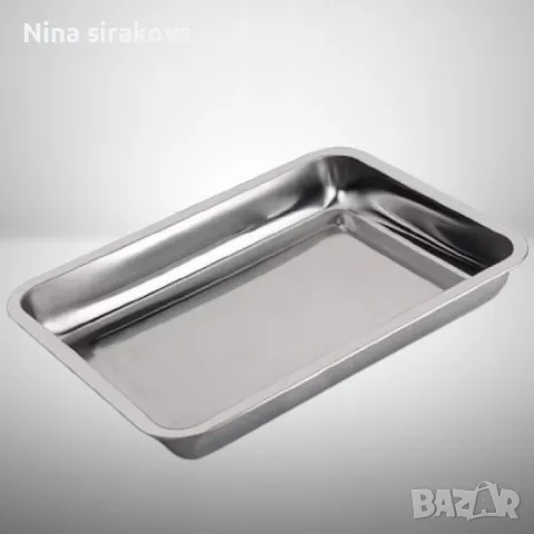 Правоъгълна тава Bohmann 30/32/36 см от неръждаема стомана

