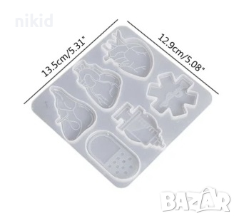 6 Медицински медицина лекарски докторски зъб силиконов молд форма фондан шоколад гипс смола декор, снимка 2 - Форми - 44768769