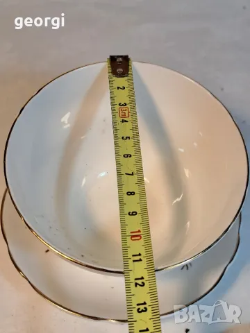 английски порцеланов сет за чай с фазани   4/3, снимка 5 - Чаши - 49028126