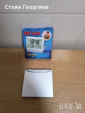 LCD ДИГИТАЛЕН ЧАСОВНИК С ТЕМПЕРАТУРА+КАЛЕНДАР. БУДИЛНИК 