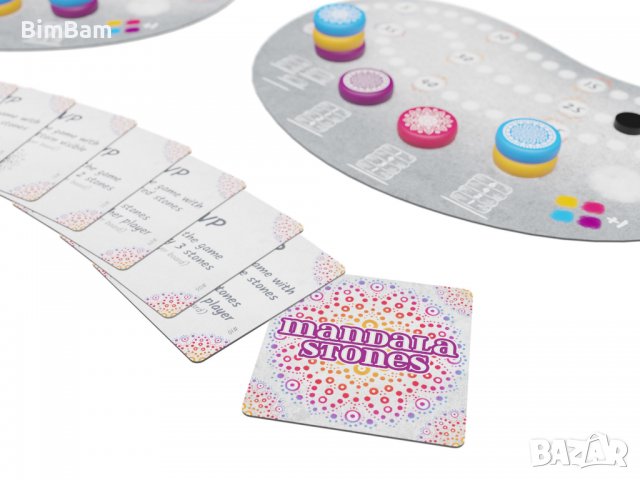 Настолна игра Мандала (Mandala Stones) - семейна, снимка 4 - Образователни игри - 39460678