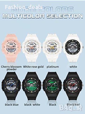 Нов Дамски Водоустойчив часовник спортен цифров Подарък Момичета Жени, снимка 4 - Дамски - 42023338