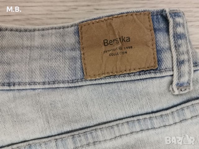 Дънкови панталонки Bershka, блуза H&M, снимка 6 - Детски къси панталони - 36623871