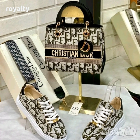 Christian Dior Дамски Маратонки и Чанта Различни Цветове , снимка 3 - Маратонки - 52898534