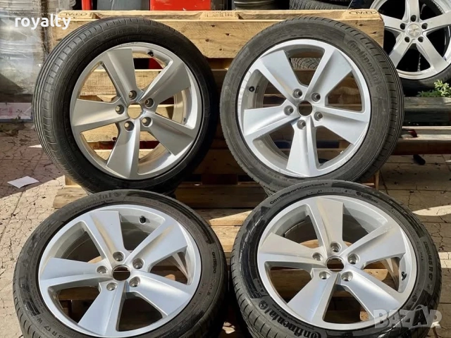 5х112 17 Джанти Seat Skoda Audi VW 5x112 Сеат Шкода Ауди Фолксваген, снимка 2 - Аксесоари и консумативи - 51629016