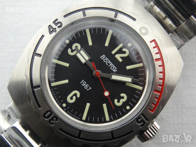 ВОСТОК АМФИБИЯ АВТОМАТИЧЕН ref: 90078А, снимка 10 - Мъжки - 53128700