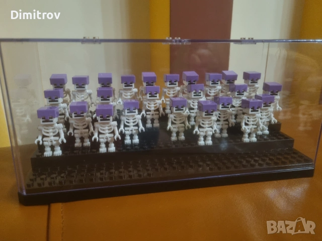 Lego Minecraft скелет минифигура -25бр