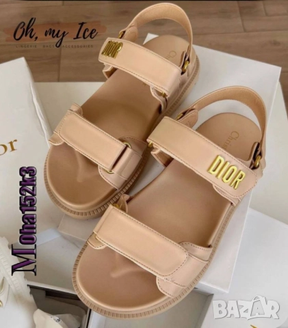 сандали от естествена кожа christian dior, снимка 5 - Сандали - 51456272
