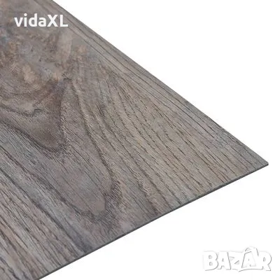 vidaXL Самозалепващи подови дъски, 5,11 м², PVC, светлокафяви (SKU:146240), снимка 2 - Строителни материали - 48340898