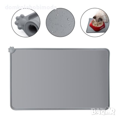 Силиконова Подложка за хранене на домашни любимци, 54х38 сантиметра