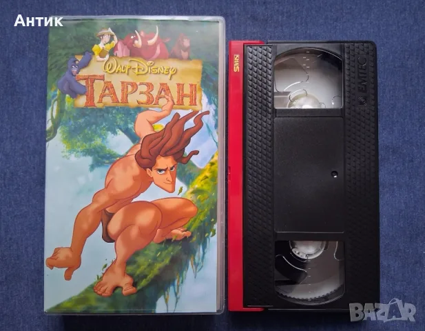 Видеокасети VHS Палечка Цар Лъв Тарзан Попай и Приятели / Анимации, снимка 12 - Анимации - 55959817