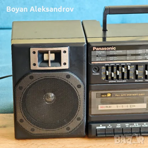 Ретро касетофон Panasonic RX-CT800 – 5-Band Portable Stereo Component System, снимка 2 - Радиокасетофони, транзистори - 55853811