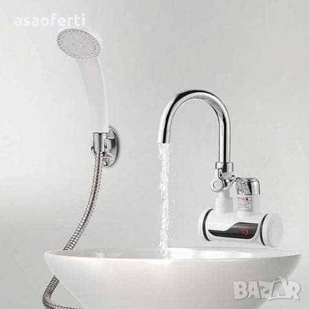 Водонагряваща смесителна батерия с душ и дисплей, снимка 3 - Други - 34998071