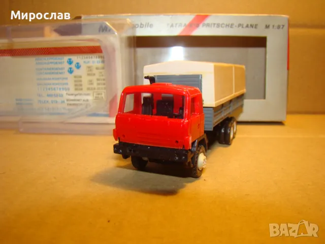 MAB H0 1/87 TATRA КАМИОН МОДЕЛ КОЛИЧКА ИГРАЧКА, снимка 4 - Колекции - 48975251