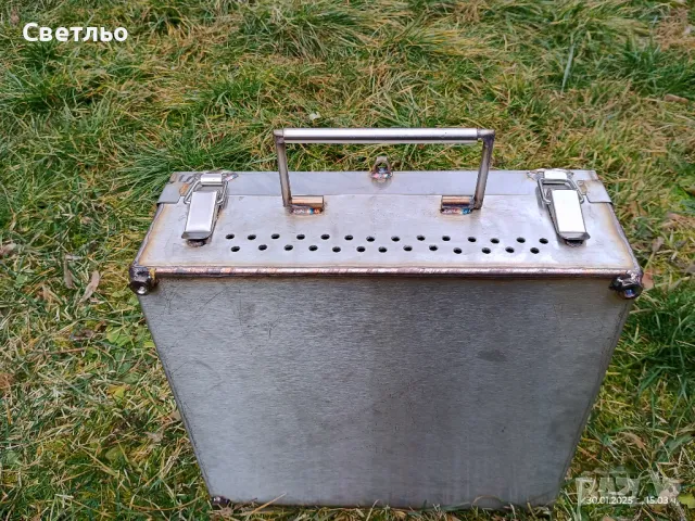 Скара куфар за къмпинг, преносима скара, снимка 3 - Къмпинг мебели - 48894687