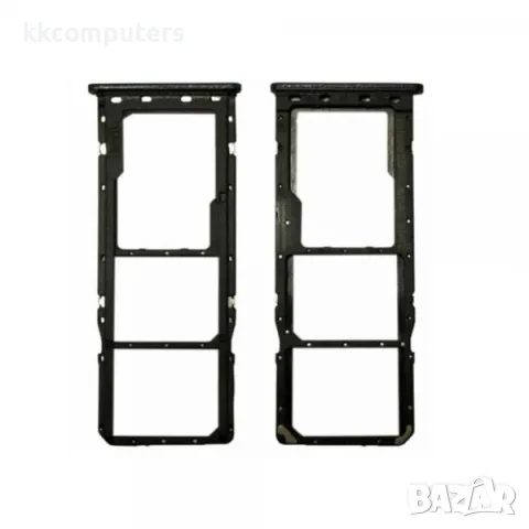 SIM / MicroSD държач /Черен/ за Samsung A30 A305 Баркод : 114281