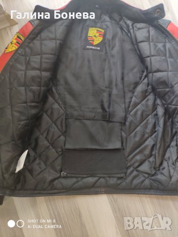 Мъжко кожено яке PORSCHE, снимка 3 - Якета - 42905102