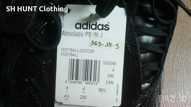 Adidas PREDATOR Absolado Football Shoes Размер EUR 36 2/3 / UK 4 детски за футбол 363-14-S, снимка 14 - Футбол - 53115396