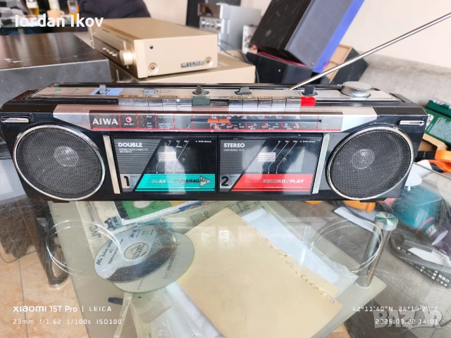 Aiwa CS-W220, снимка 5 - Радиокасетофони, транзистори - 53938695