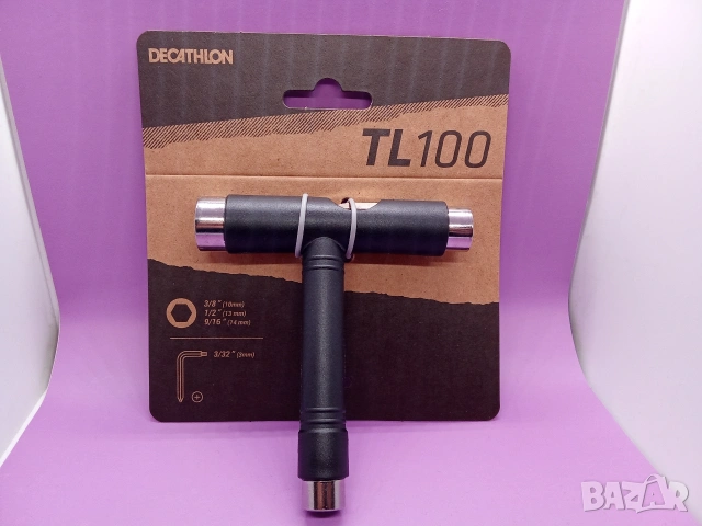 T-Tool Decathlon Инструмент за скейтборд скейт колелца