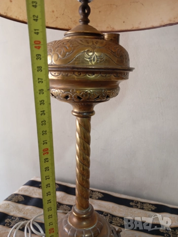 Винтидж настолна лампа, снимка 5 - Настолни лампи - 52537551