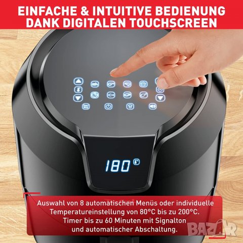 Фритюрник с горещ въздух Tefal EY401815 Easy Fry Precision XL, снимка 5 - Фритюрници - 39679043