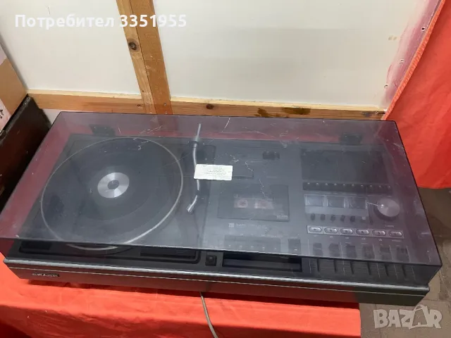 Sharp грамофон касетофон, снимка 2 - Грамофони - 47314099