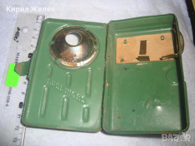 СВЕТЛИНА - СТАРО СИГНАЛНО МЕТАЛНО РЯДКО РЕТРО БГ - ФЕНЕРЧЕ ВОЕННО 32171, снимка 5 - Антикварни и старинни предмети - 38276922