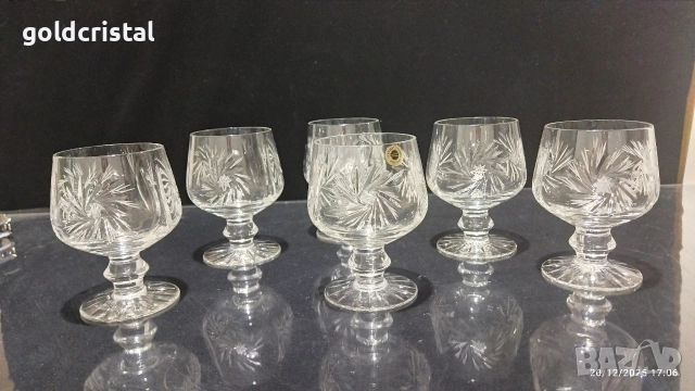 кристални чаши , снимка 5 - Антикварни и старинни предмети - 29364094