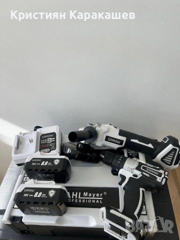 Промо Комплект Акумулаторен Ъглошлайф и Ударен Гайковерт / винтоверт STAHLMAYER 36V 8Ah, снимка 3 - Винтоверти - 53883820