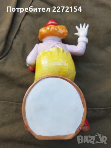 Порцеланова статуетка фигурка Клоун 2, снимка 2 - Антикварни и старинни предмети - 51364242