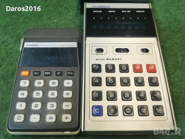 Два броя калкулатори Casio и Realtone , снимка 3 - Антикварни и старинни предмети - 39326789