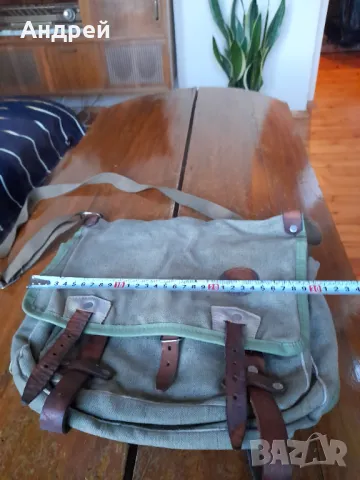 Стара брезентова чанта #20, снимка 2 - Други ценни предмети - 49011196