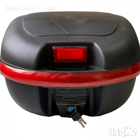 Куфар за мотор Mercado Trade, 2090, Черен