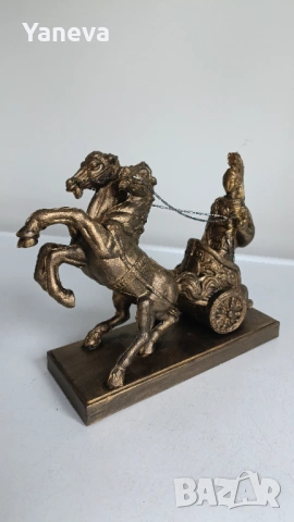 Статуетка с центурион в римска колесница, известна като "колесница на триумфа" , снимка 5 - Статуетки - 53904507