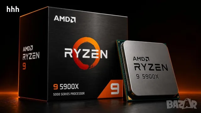 24 ядрен геймърски процесор: Ryzen 9 5900x/12x3.7Ghz/64MB L3