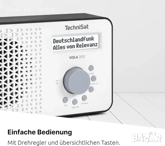 Преносимо DAB+/FM радио TechniSat Viola 200 с LCD дисплей, снимка 7 - Радиокасетофони, транзистори - 55771785