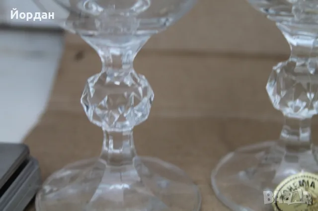 6 броя чаши за вино  /кристал ''Bohemia'' Чешка република/, снимка 4 - Чаши - 47990382
