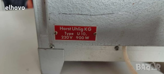 Пещ за топене на метали Horst Uhlig KG U10, снимка 2 - Други инструменти - 51027460