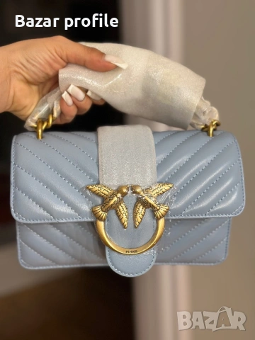 Чанта Pinko Love Mini Icon V Quilt , снимка 3 - Чанти - 53998562