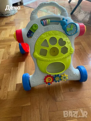 Музикална игра колело количка за бутане и помощ за прохождане тип проходилка, снимка 2 - Проходилки - 47342694