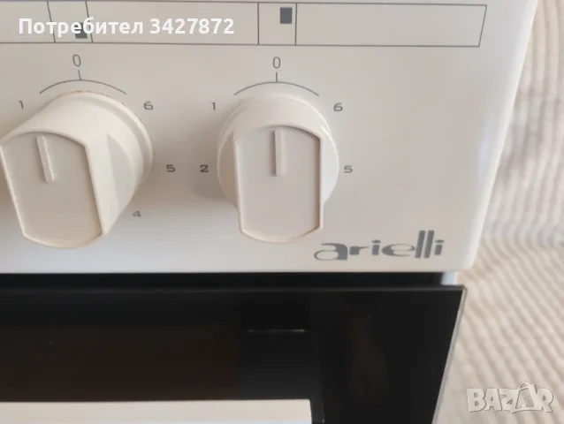 Готварска печка Arielli – работеща, снимка 3 - Печки, фурни - 56383221