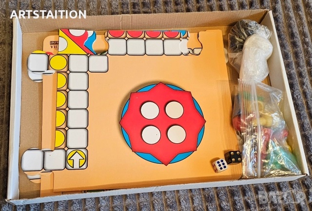 Занимателна детска игра Не се сърди човече и Дама, колекц. занимателни игри 10 /1,карти за игра, снимка 2 - Колекции - 33928624