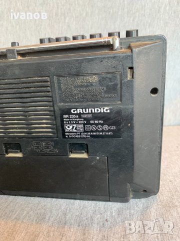 Радиокасетофон  grundig rr 235a, снимка 5 - Радиокасетофони, транзистори - 44356344