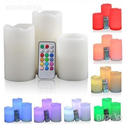 LED свещи в различни цветове, снимка 6 - Лед осветление - 31117502